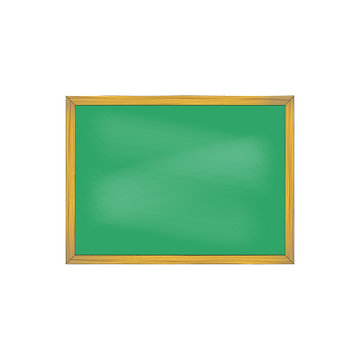 School board with wiped chalk Vector illustration for design