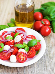 Italian caprese salad