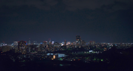 仙台市街地の夜景