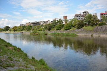 Fototapeta na wymiar river with reflection