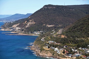 Fototapeta na wymiar Sea Cliff bridge, New South wales, Australia