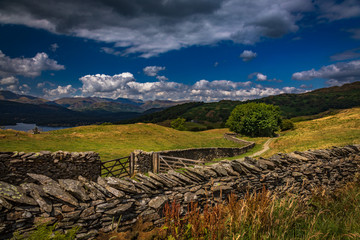 Fototapeta na wymiar Lake District in Cumbria