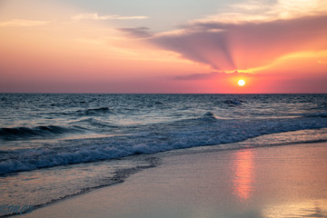 Naklejka premium Atardecer