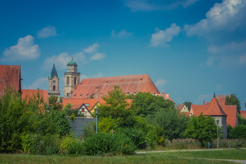 The Saint Georg's Minster in Dinkelsbühl
