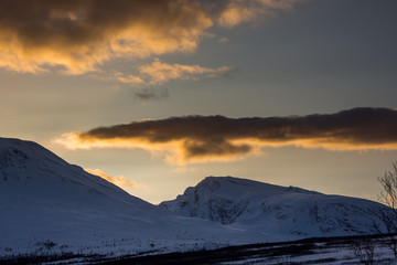 Obraz na płótnie Canvas Nord Norwegen im Winter