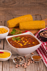 Beef chili.