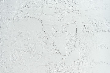 full frame view of white abstract wall textured background