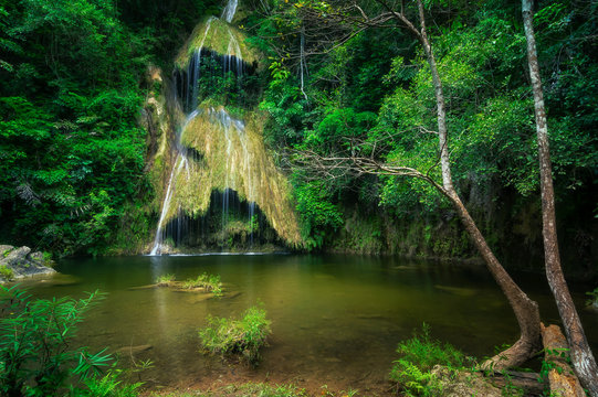 Pha Nam Yod Waterfall.