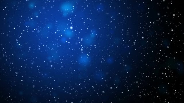 dust blue particles motion background