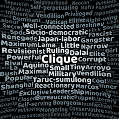 Clique word cloud