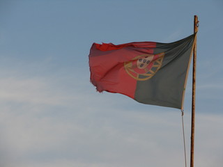 Portuguese Flag - Algarve - Sagres - Portugal