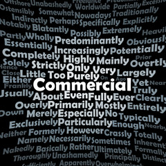 Commercial word cloud