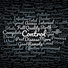 Control word cloud