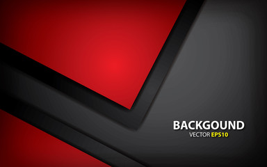 minimal black background with red vector