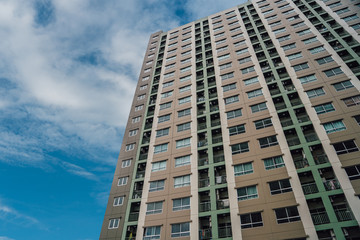 Obraz premium Exterior condominium Contemporary style