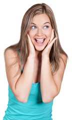 Fototapeta premium Cute young woman