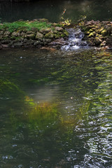 Grand Morin river in Île de France country