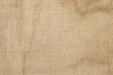 Hessian texture background, brown natural fiber texture