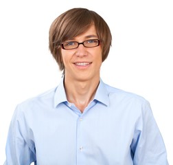 Fototapeta premium Young male in business shirt
