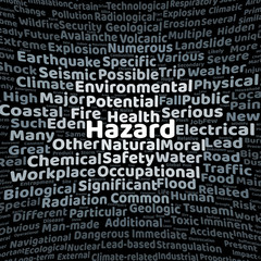 Hazard word cloud