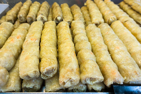 Spring Rolls at the Floating Market