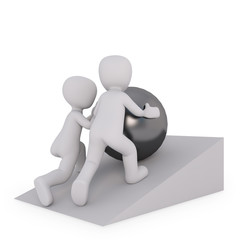 in teamwork the ball must be placed