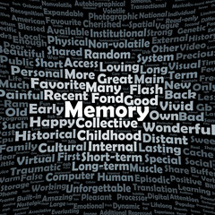 Memory word cloud