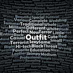Outfit word cloud