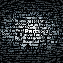 Part word cloud