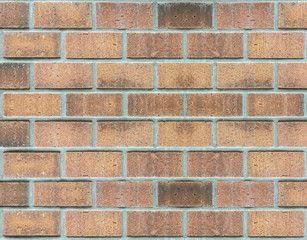 dirty old brown brick wall texture background.