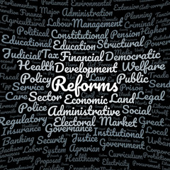 Reforms word cloud