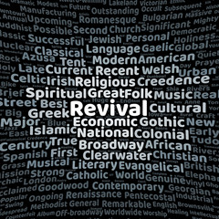 Revival word cloud