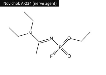 Molecular structure of Novichok A-234