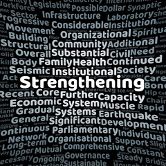 Strengthening word cloud