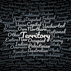 Territory word cloud