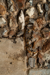 Flint Stone Wall