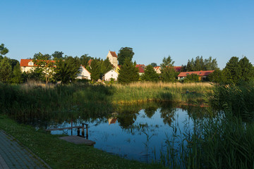 Fototapeta na wymiar Wydminy village in Masuria, Poland