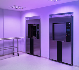Sterilization unit cabinets