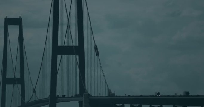 Oeresundbridge between Danmark And Sweden