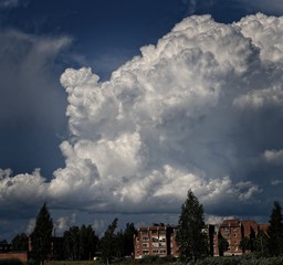 Huge pile of beautiful clouds