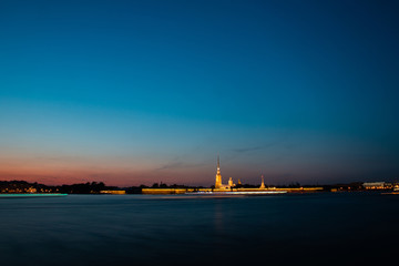 Peter and Paul Fortress at sunse