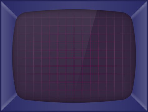 Retro arcade game machine. Screen background. Vector illustration.