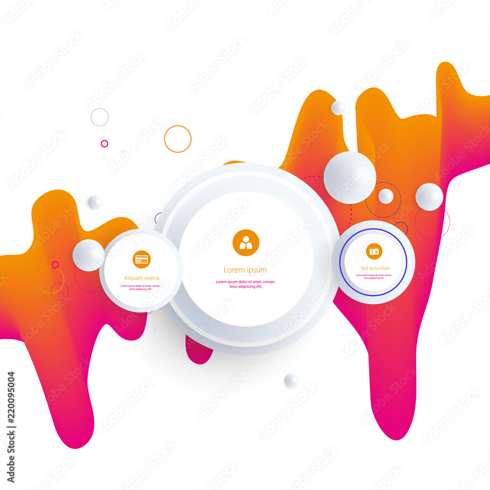 Poster modern abstract covers. cool gradient shapes composition. futuristic design. eps10 vector