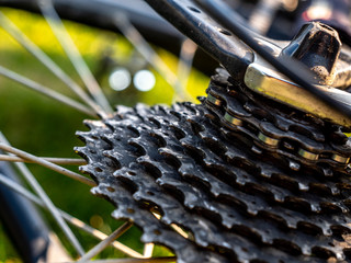 bike chaining gear shift system used crankset