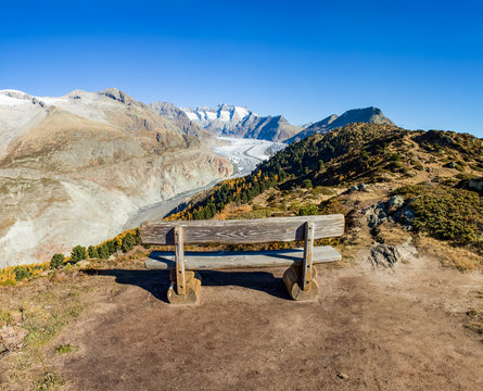 Glacier in the Swiss Alps