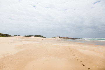The white sandy beaches of Cape St Francis, South Africa.