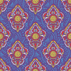 Vector ornamental ethnic art, patterned Indian, Turkish, Arabic, paisley. Hand drawn illustration. Tattoo, astrology, alchemy, boho and magic symbol. Original design in doodle style.