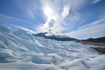 Fototapeta na wymiar 氷河