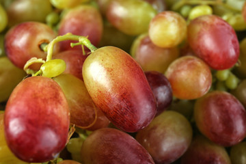 Fresh ripe grapes, closeup