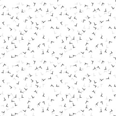 Elegant black seamless pattern with chaotic cracks in black, grey and white colors